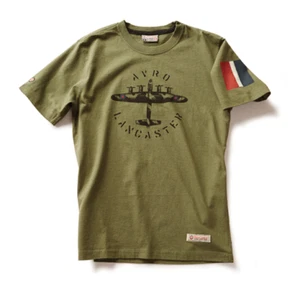 Camiseta Canoa Roja Avro Lancaster Caqui Verde - Talla XXL - SEGUNDA GUERRA MUNDIAL RAF Aviación - Imagen 1 de 4