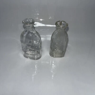 1 doll e toys  by amsco vintage glass bottle  And 1 Extra - Image 1 of 4