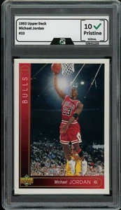 1993 Upper Deck #23 Michael Jordan GRADED 10 GEM MINT HOF Bulls - Picture 1 of 2