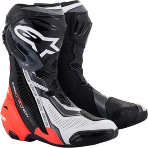 Alpinestars Supertech R Vented Boots US 9 / EU 43 Black/Red/White/Gray - Picture 1 of 1