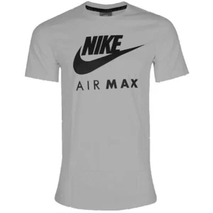 Nike Men's T-Shirt Air Max Slim Fit Athletic Short Sleeve Crewneck Work Out Tee - Picture 1 of 41