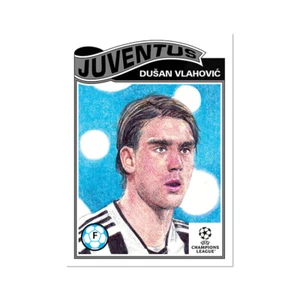 Topps UCL Living Set - Card 462 - Dušan Vlahović - Juventus Turin - Bild 1 von 2