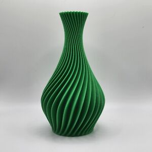 Swirl vase Groove vase Spiral vase Modern vase Home decor Flower vase Gift 6 in.