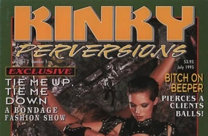 Kinky Perversions Volume 2 #5 Fetish magazine CD Kim Christy Adult Sex - Picture 1 of 2