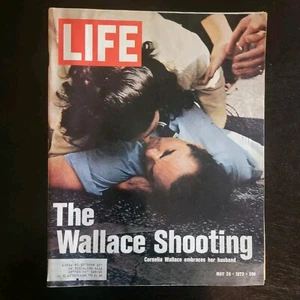 Vintage May 1972 LIFE Magazine George Wallace Shooting Cornelia Wallace Historic - Imagen 1 de 6