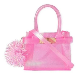 Mädchen Tasche schillernd Bommel - Bild 1 von 2