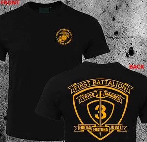NEU USMC 1st Battalion, 3rd Marine T-Shirt HQ - Bild 1 von 9