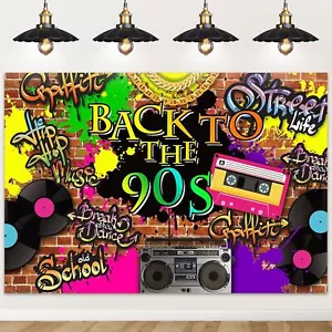 90’S Backdrop Hip Hop Graffiti Brick Wall Retro Radio Fashion Photography Bac... - Picture 1 of 7