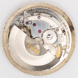 Vintage Lord Elgin Caliber 884 25-Jewel Wristwatch Movement, Runs & Keeps Time - Picture 1 of 5