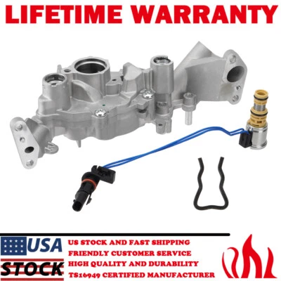 Bomba de óleo 68252670AA com válvula solenóide para 2011-20 Chrysler DODGE JEEP RAM 3,6L - Imagem 1 de 4