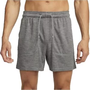 Men Nike Yoga Unlined 5" Inseam Shorts Size XL Grey Gray FB7786 065 Gym - Picture 1 of 24