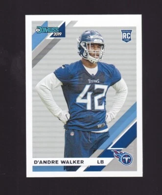2019 Donruss D'Andre Walker Rookie #291 Tennessee Titans - Image 1 of 2