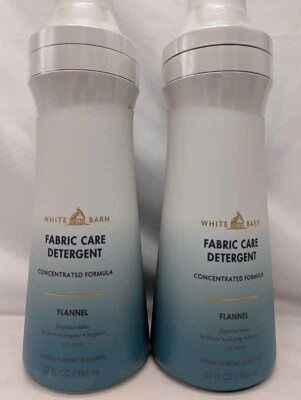Juego de 2 Detergentes para Lavandería Bath & Body Works Blanco Granero FLANELA Cuidado de Telas Foto 1 de 4