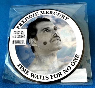 Freddie Mercury "Time Waits For No One" 7" Single Picture Disc Import Rare Queen - Image 1 of 4