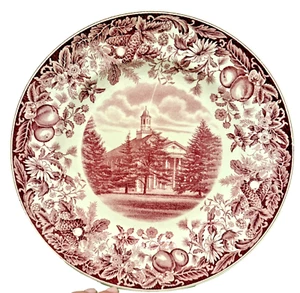 Vassar College Wedgwood Gedenktafel - Studentengebäude 1929 - rosa - Bild 1 von 6