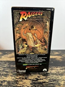 1981 First Printing, Indiana Jones "Raiders of the Lost Ark" VHS Vintage HTF! - Picture 1 of 3