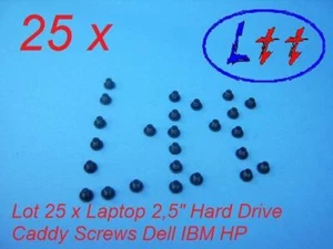 25 Festplatten Schrauben IBM DELL HP TOSHIBA Neu Screw - Picture 1 of 1
