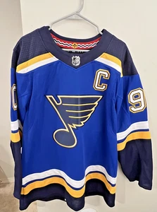 Size 52- Adidas NHL St Louis Blues O'Reilly Authentic Jersey GT8158 Blue - Picture 1 of 8