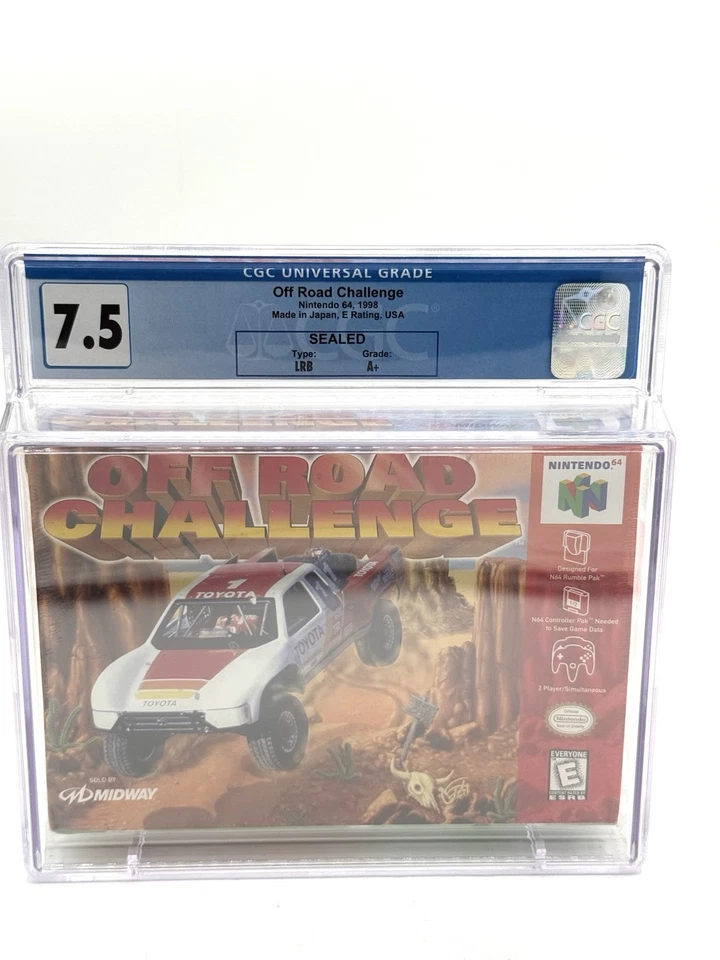 Off Road Challenge Nintendo 64 N64 Factory Sealed New GCG 7.5A+ Graded Midway - Image 1 of 2