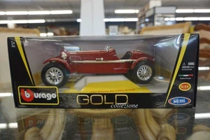 1/18 Burago Gold 1931 Alfa Romeo 8C 2300 Monza Red (14348) New open box - Picture 1 of 7