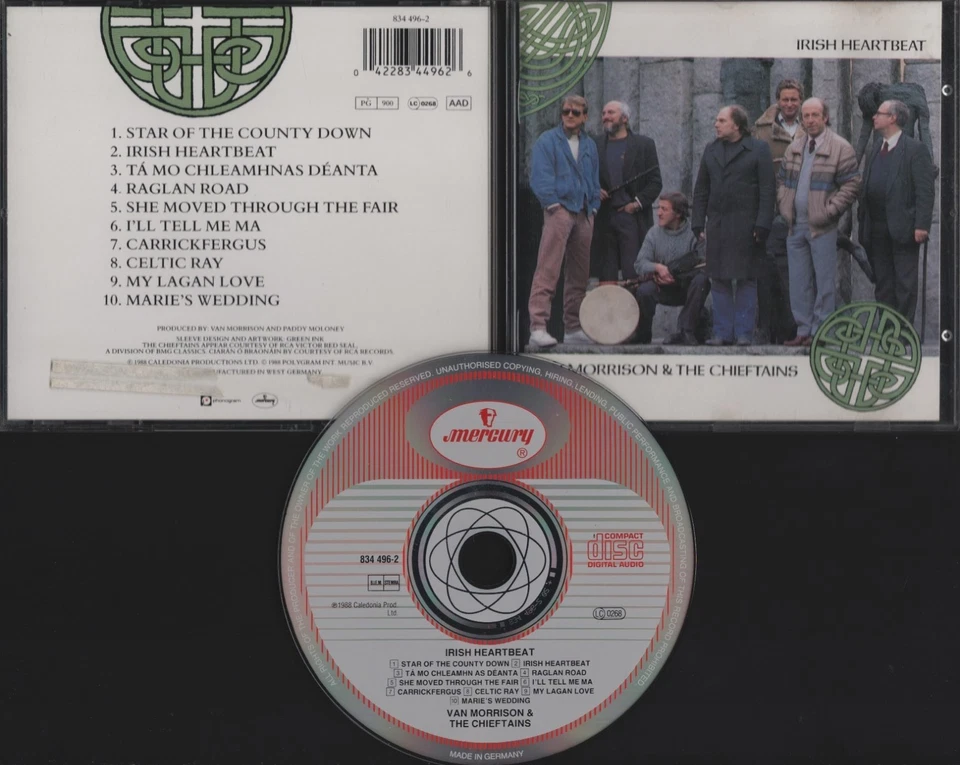 VAN MORRISON & THE CHIEFTAINS - IRISH HEARTBEAT - CD MERCURY © 1988 GERMANY - Bild 1 von 1