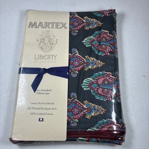 Martex Liberty Of London NEW 2 Standard Pillowcases Keswick Pattern SEALED - Picture 1 of 7