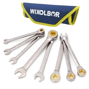 8-Piece Ratcheting Wrench Set,Metric 8-17 mm,Combination Ratchet Wrenches Set... - Picture 1 of 6