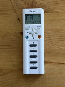 iClicker 2 Système de réponse en classe étudiant télécommande blanc clicker - Photo 1/3