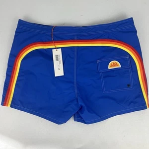 $139 Sundek Men’s Swim Trunk Suit Board Shorts 38 Vintage Sapphire 01 - Picture 1 of 6
