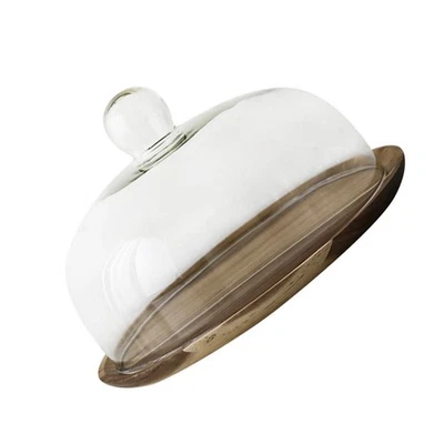  1 Satz Haushaltskuchenplatte Multifunktions-Dessert-Tablett Hölzerne - Bild 1 von 4