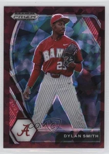 2021 Panini Prizm Draft Picks Burgundy Cracked Ice Prizm /23 Dylan Smith #PDP74 - Picture 1 of 3