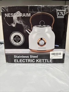 Nessgraim Stainless Steel Electric Kettle (White) - Picture 1 of 1