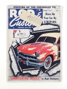 1955 Mar ROD & CUSTOM Hot Rods STRIPING Phaeton mods LIGHTENING HOLES Chevy V8 - Picture 1 of 6