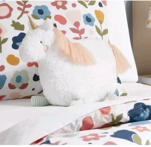 2er Pack Pillowfort EINHORN Kissen Stofftier Plüsch Groß 20 Zoll x 13 Zoll Neu - Bild 1 von 5