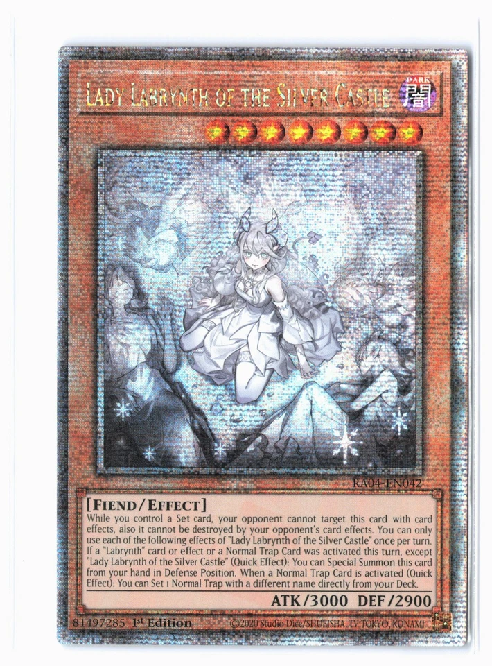 Lady Labrynth of the Silver Castle (New Art) (Quarter Century Secret Rare) EN042 - Image 1 of 1