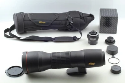 [MINT in Soft Case] Nikon FIELD SCOPE EDG D 85P FEP-38W 38x Eyepiece From JAPAN - Image 1 of 4