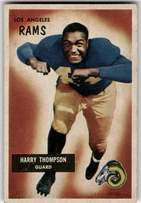 1955 Bowman Harry Thompson Rookie #23 Los Angeles Rams RC,VG - Image 1 of 2