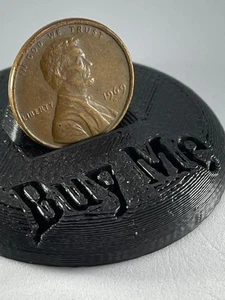 1969 D Lincoln Penny with strike through on AM of America Reverse  - Picture 1 of 3