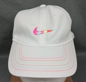 Nike Just So It Rainbow Swoosh Kindermütze Mädchen weiß - Bild 1 von 7