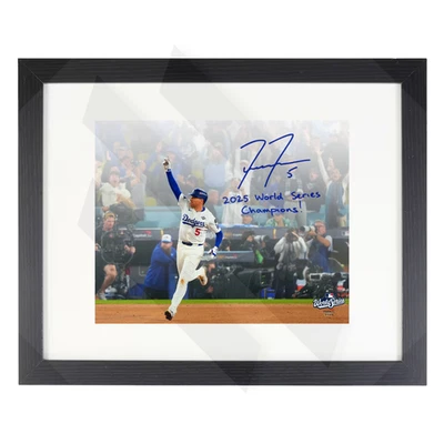 Freddie Freeman Los Angeles Dodgers Framed Art Print, Facsimile Auto #/10 1 - Image 1 of 3
