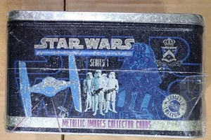 Star Wars Metallic Images Collector Cards Series 1 Tin Boxset New A New Hope - Picture 1 of 6