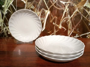 HAVILAND Limoges France RAMBLAS Weiß , 4 edle Dessertschälchen Ø 12,5cm - Bild 1 von 4