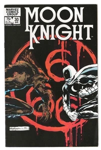 MOON KNIGHT #30 WEREWOLF APPERANCE 1983 VF-NM (READ DESCRIPTION) - Picture 1 of 3