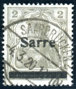 SAAR 1920 1II used FLAWLESS CERTIFICATE BRAUN VP (H7272 - Picture 1 of 3