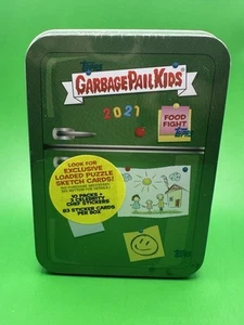 2021 Topps GARBAGE PAIL KIDS Food Fight SEALED Collector Edition Tin GREEN - Bild 1 von 2