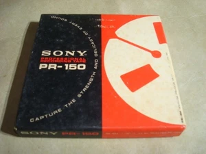 Sony PR-150 900 Ft 1/4" 1 MIL Recording Tape Reel to Reel - Picture 1 of 4