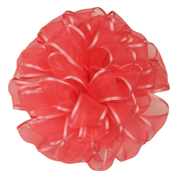 10 ярдов ПРОЗРАЧНАЯ И АТЛАСНАЯ РОЗОВАЯ ЛЕНТА 7/8 дюйма в ширину - Изображение 1 из 1