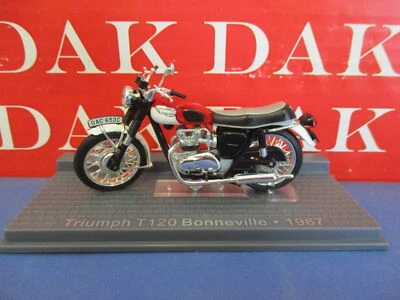 Die cast 1/24 Modellino Moto Triumph T120 Bonneville 1967 - Immagine 1 di 4
