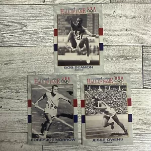 US Olympic Cards Hall of Fame Track (3er Set) Beamon, Morrow, Owens - Bild 1 von 5