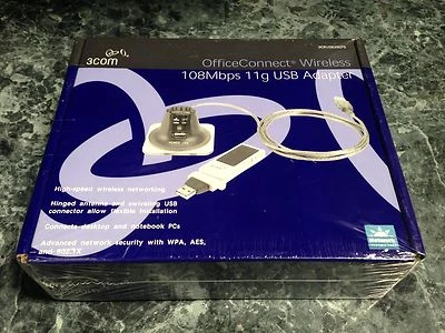 3COM 3CRUSB20075 Office Connect Wireless USB Adapter 108Mbps - Image 1 of 3